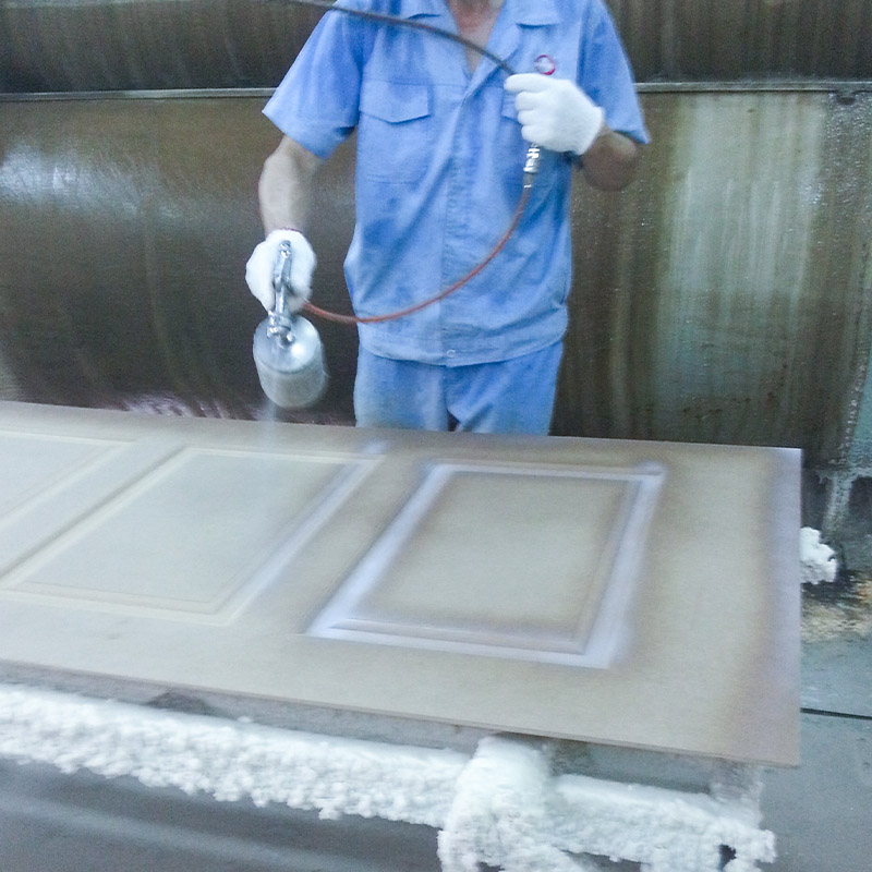 LM505A PVC Vacuum Press tenaces ad lignea fores