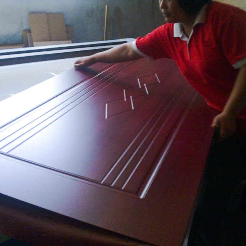 LM505A PVC Vacuum Press tenaces ad lignea fores